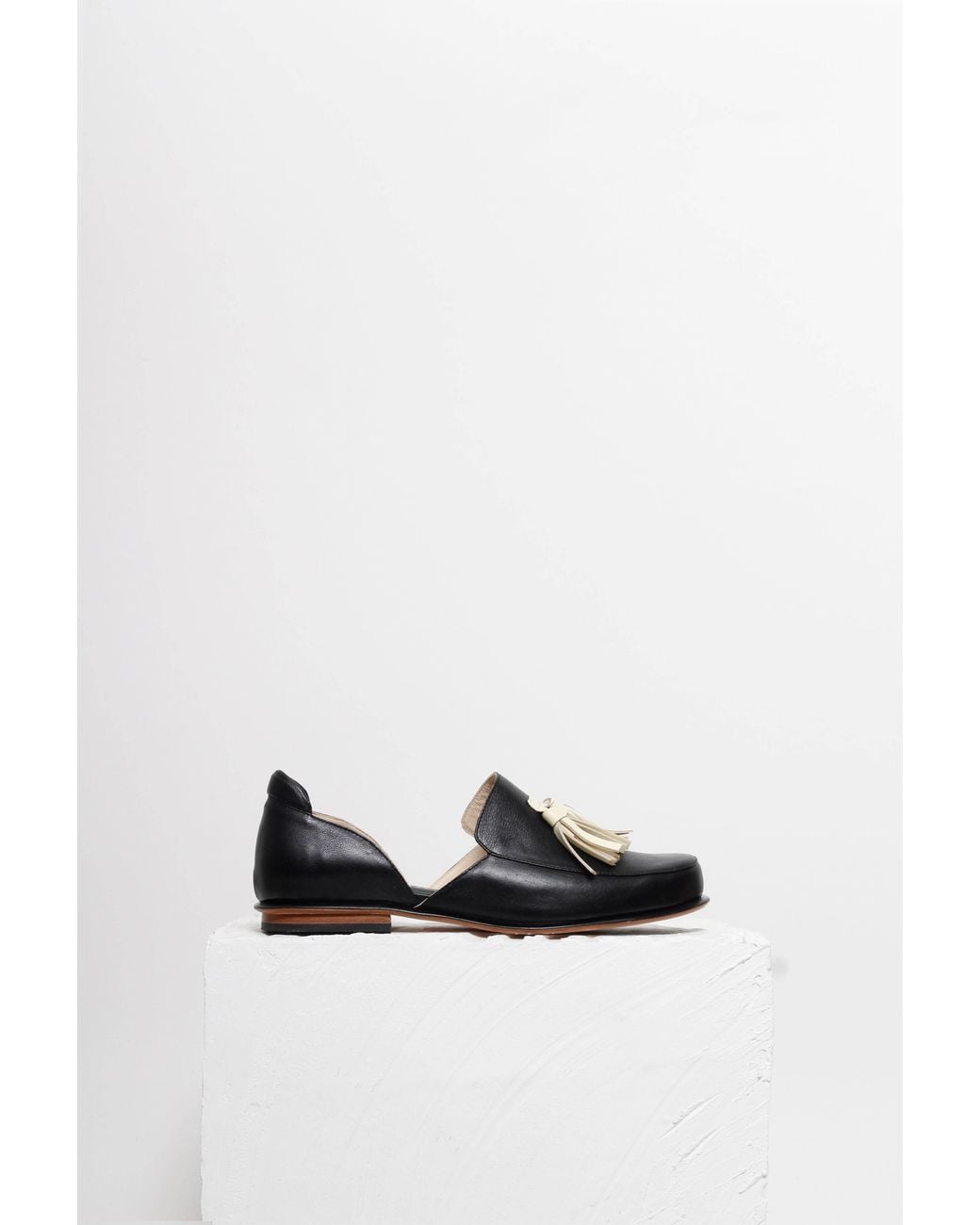 Mafalda Black Loren Tassel Loafer