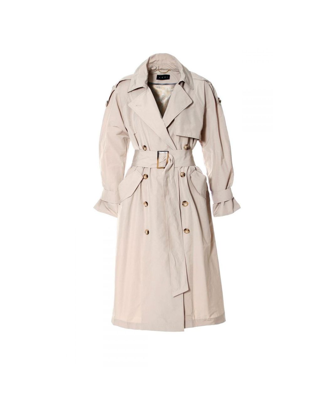 AGGI by HALEWSKI Natural Céline Beige Trench-coat