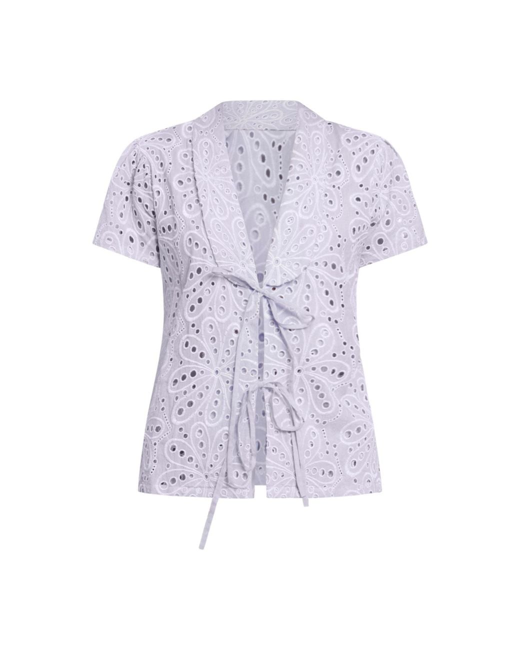 Bindu Purple Gala Top