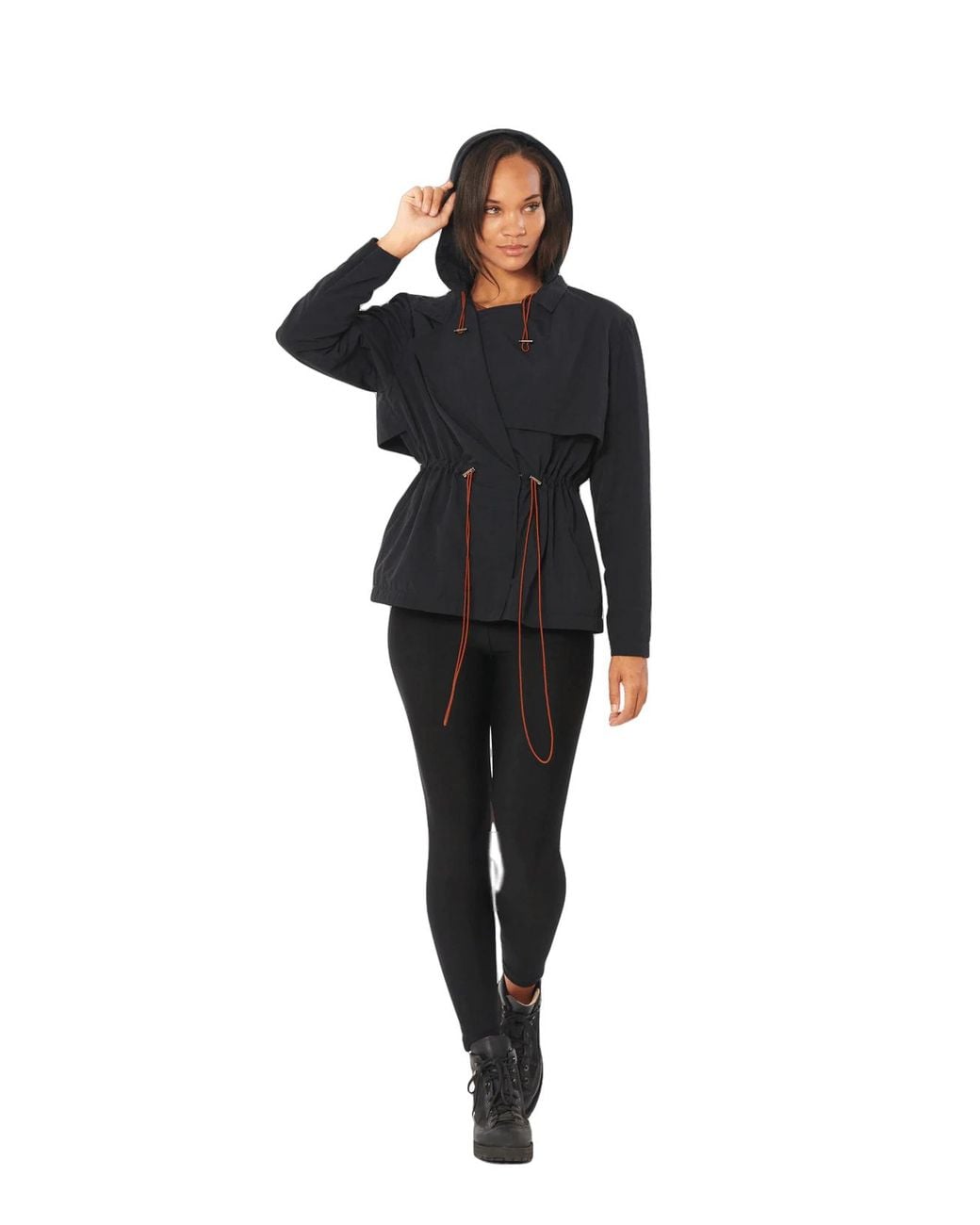 Bennu Black Ruth Rain Jacket