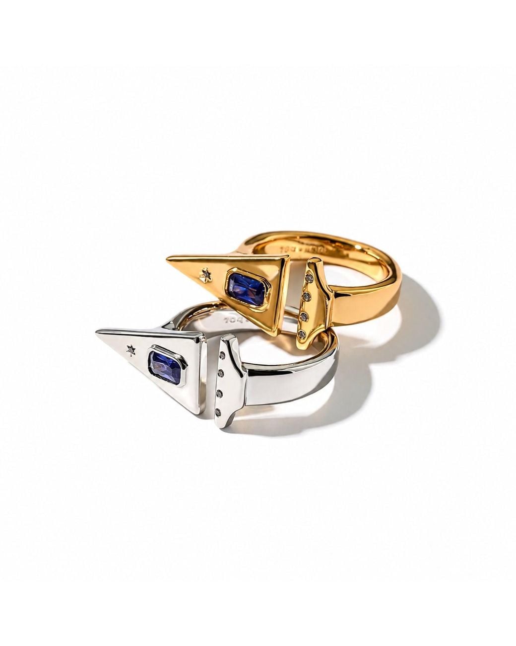 Qibai Metallic Sagittarius Zodiac Ring –