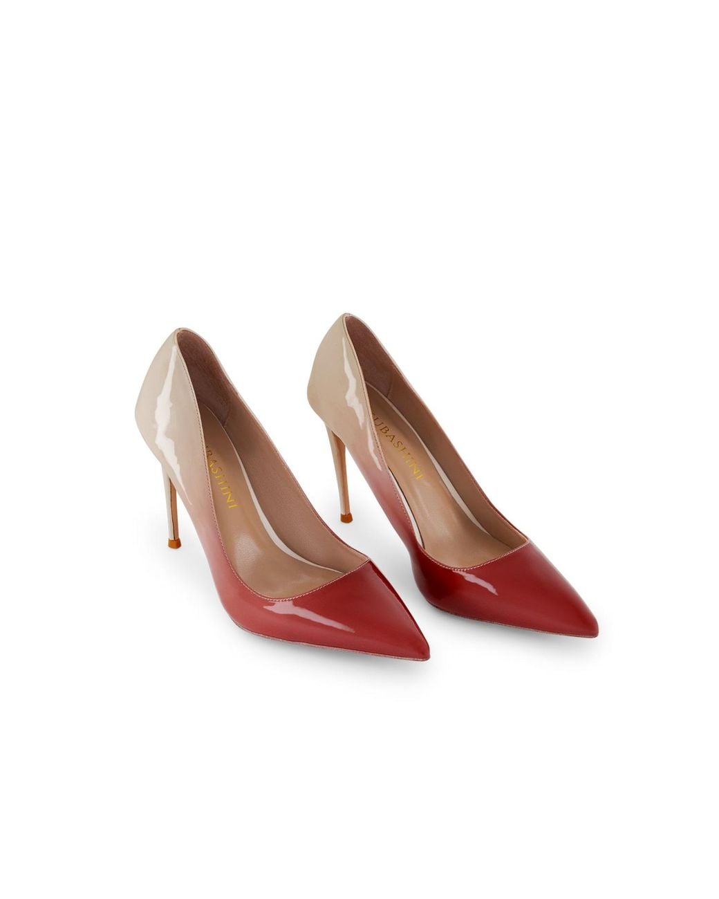 Subashini Heels Brown Crimson Dusk