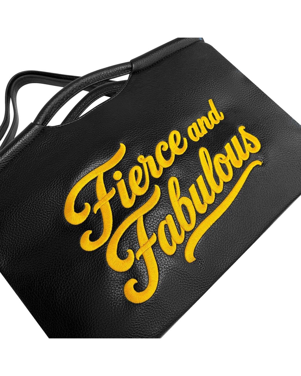Lilly Loves Black Fierce And Fabulous Clucth Bag