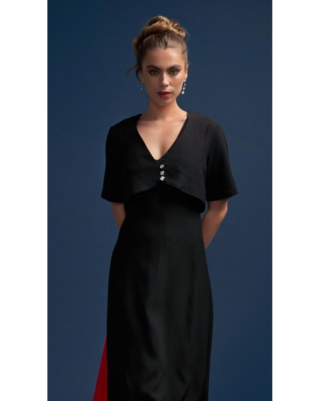 Deer You Black Margaret Mesmerising Bolero Jacket