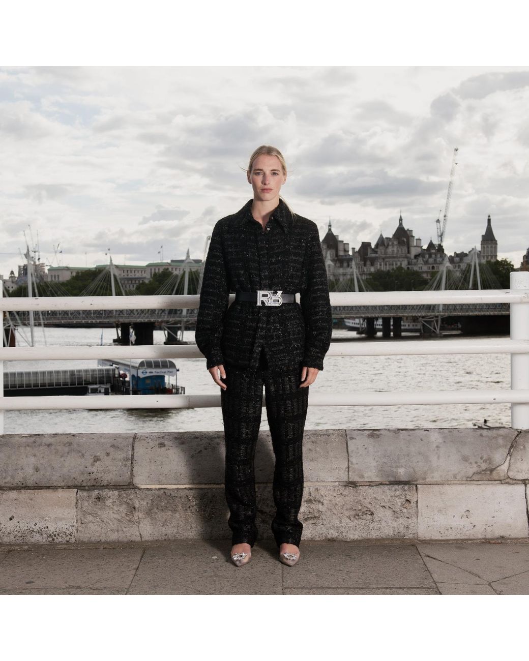 RUE AGTHONIS Black Lendemain Shirt