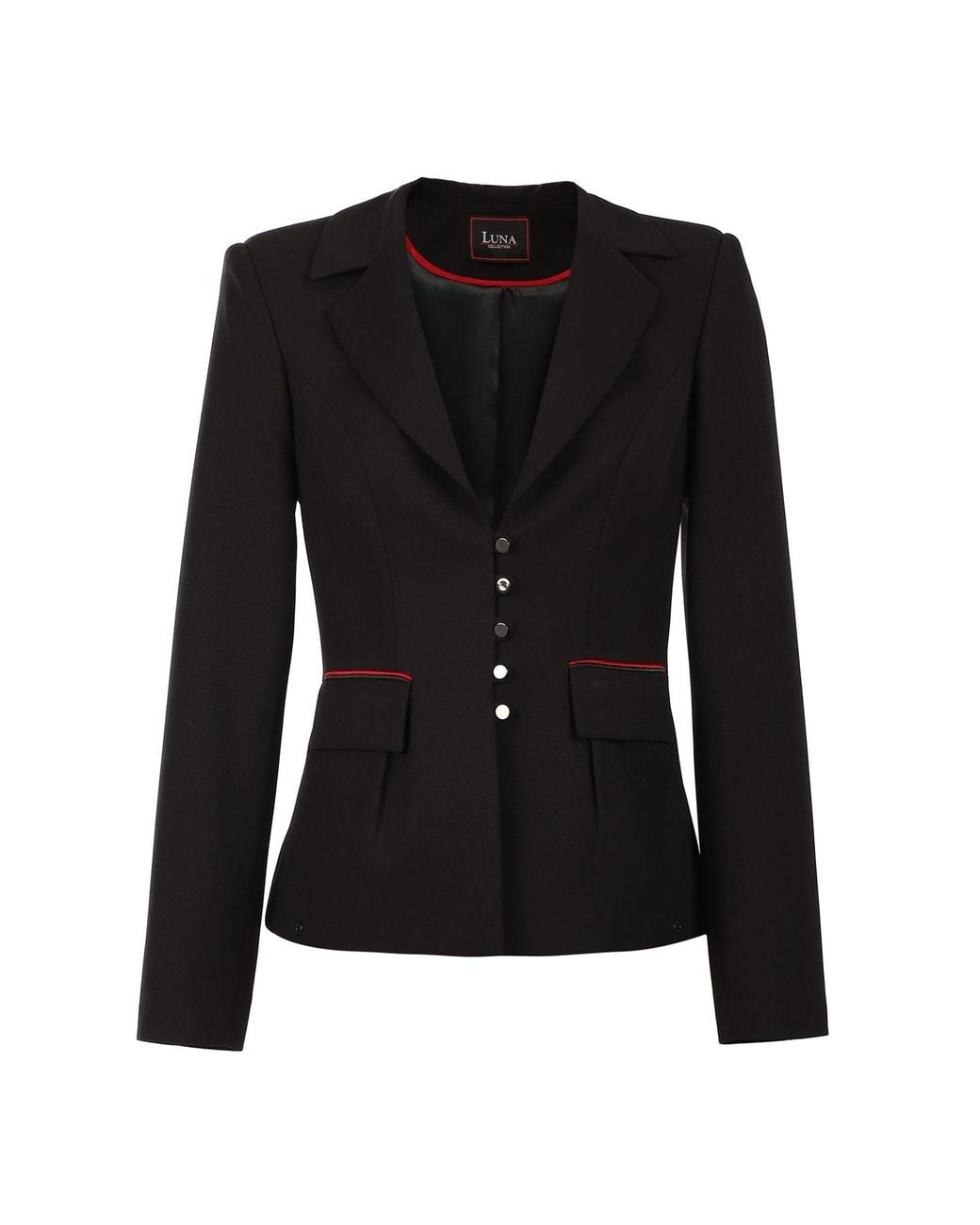 Luna Fashion House Black Tailored Blazer, Barbara