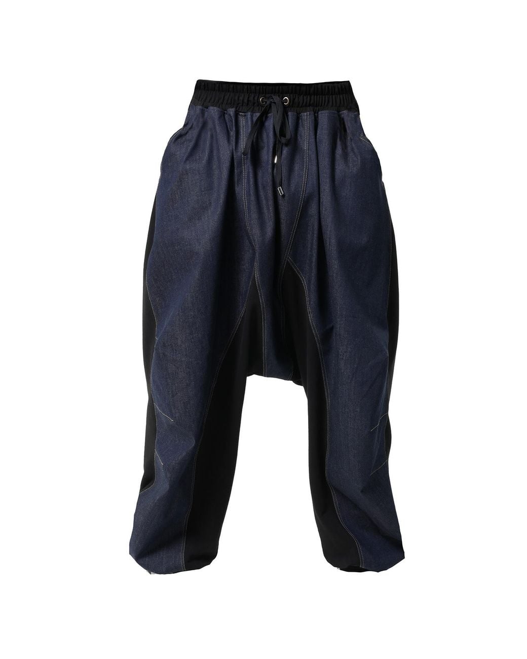 Metamorph Blue Denim Harem Pants for men