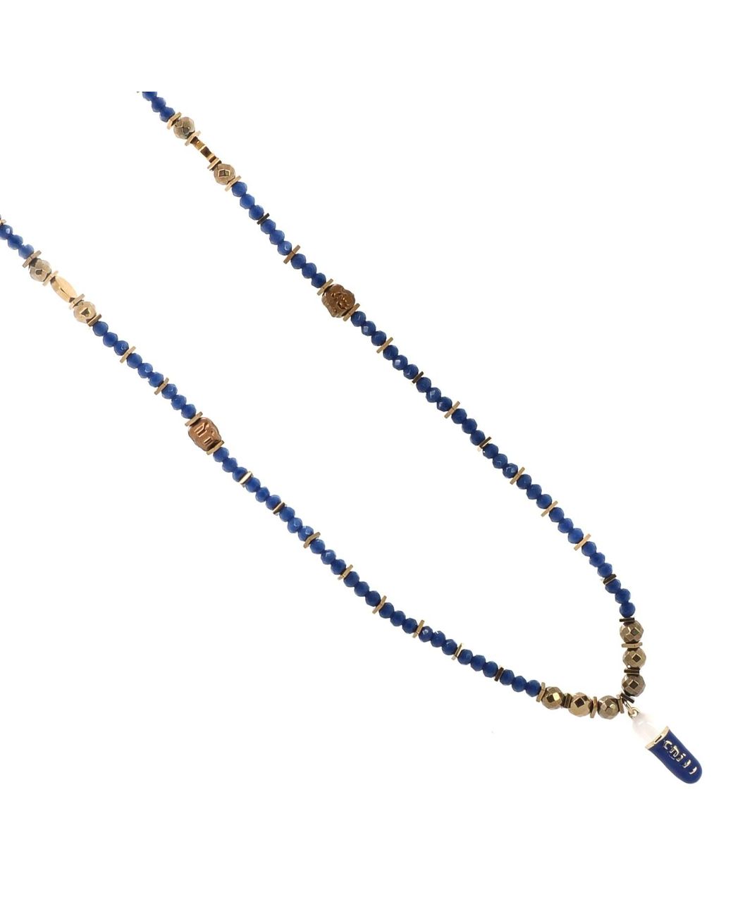 Ebru Jewelry Metallic Chill Pill Beaded Necklace