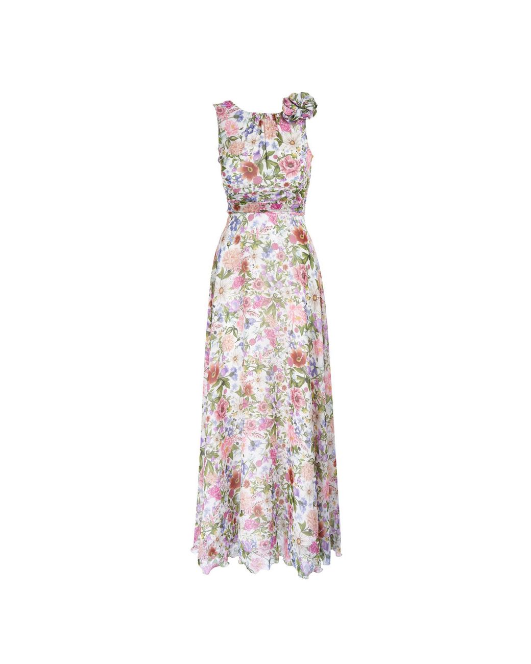 Sofia Tsereteli White Blooming Elegance Gown