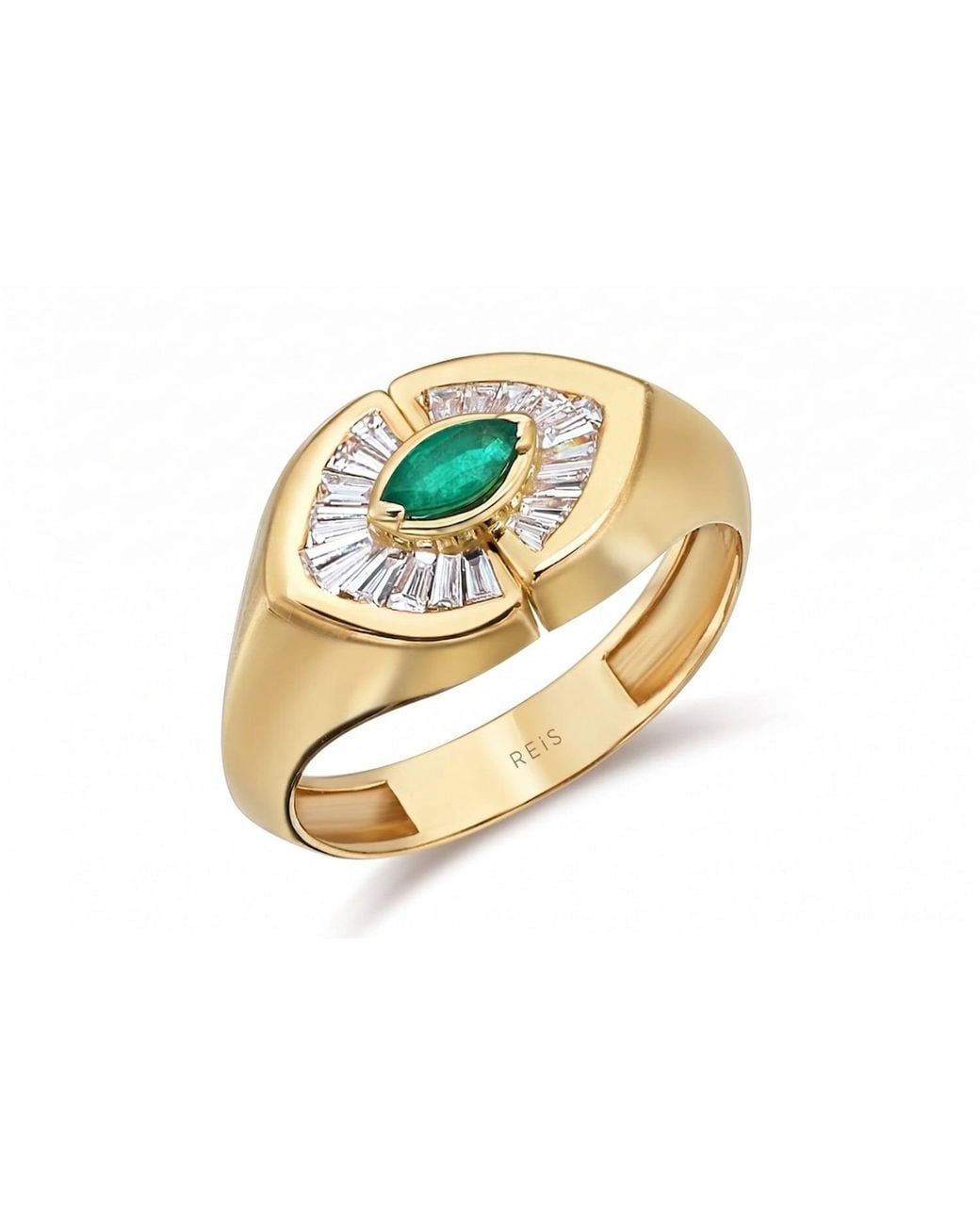 Reis Jewellery Metallic Lecco Emerald