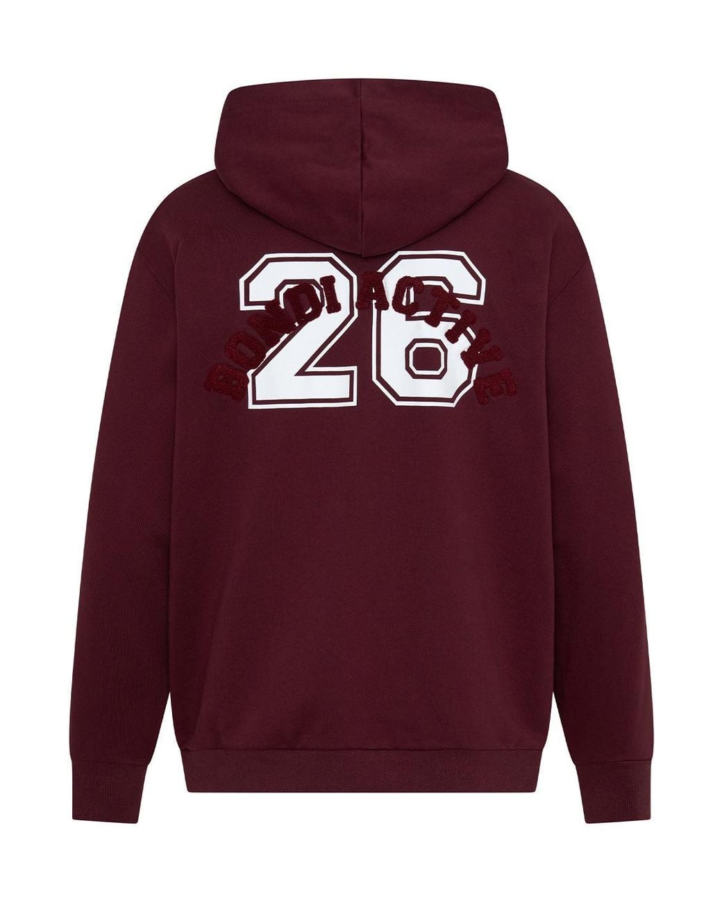 Bondi Active Red Forma Varsity Hoodie for men