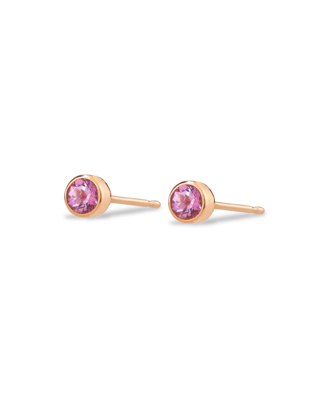 Maya Brenner Pink Birthstone Stud