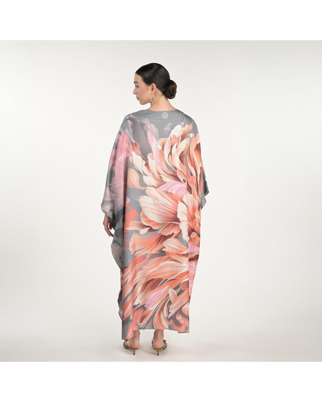Silk&Soul Orange Kaftan Dress