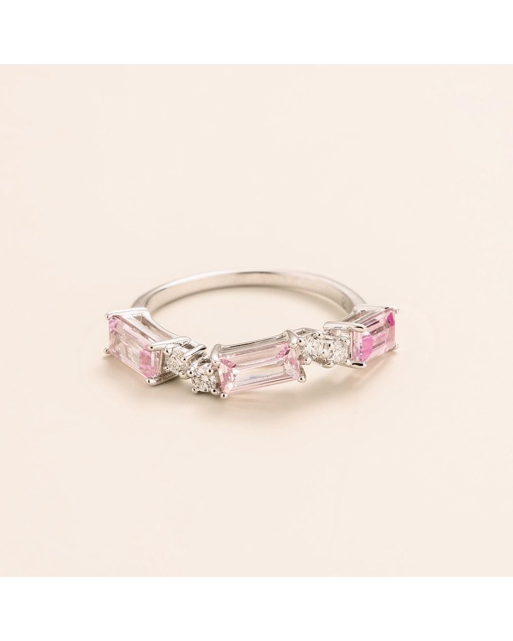 Juvetti Pink Forma Ring