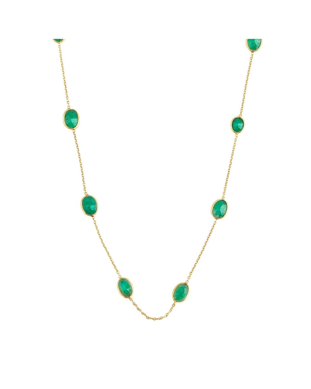 Opium Jewels Metallic Short Chain Necklace