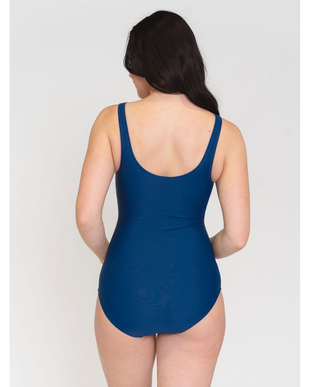 Lime Ricki Swimwear Blue Stripe Knotted One-Piece