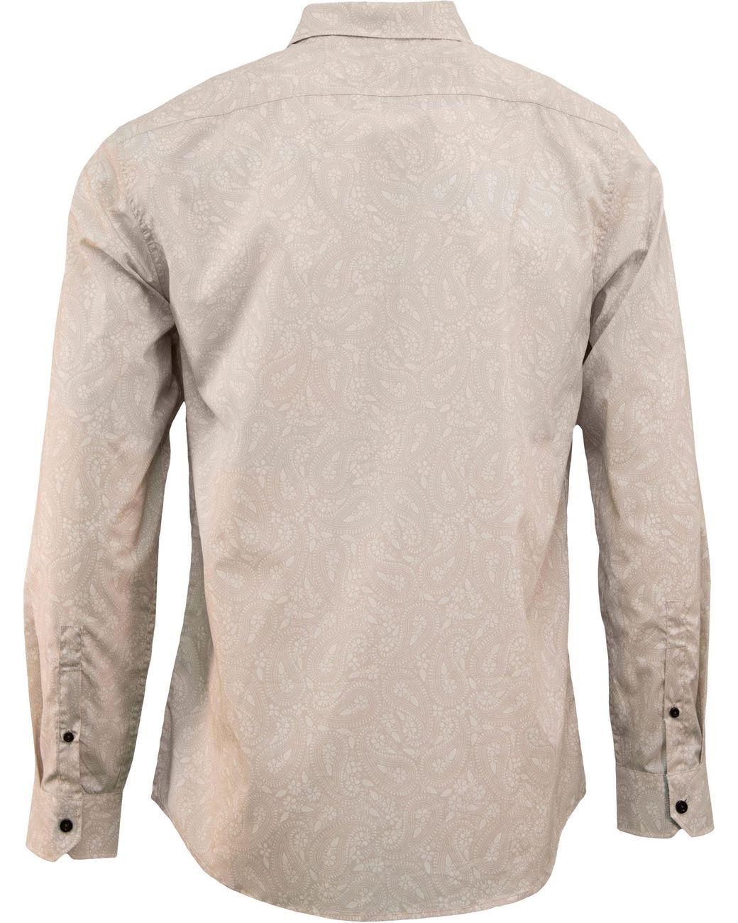 Lords of Harlech Natural Neutrals Nigel Perugia Paisley Shirt for men