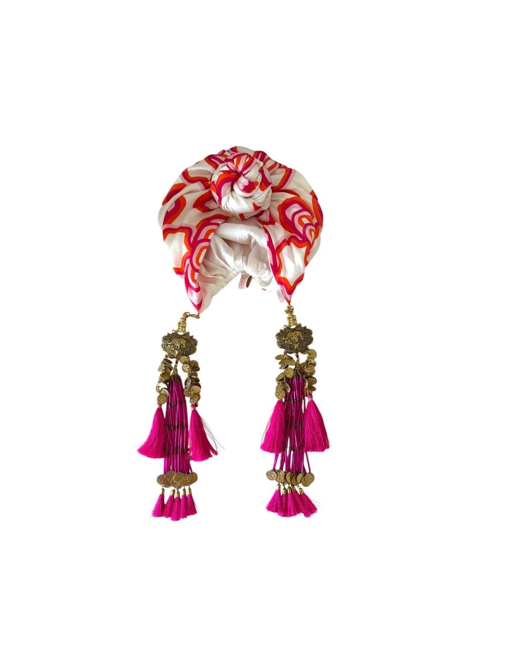 Julia Clancey Pink Edith Silk Dream Olympia Reversible Turban