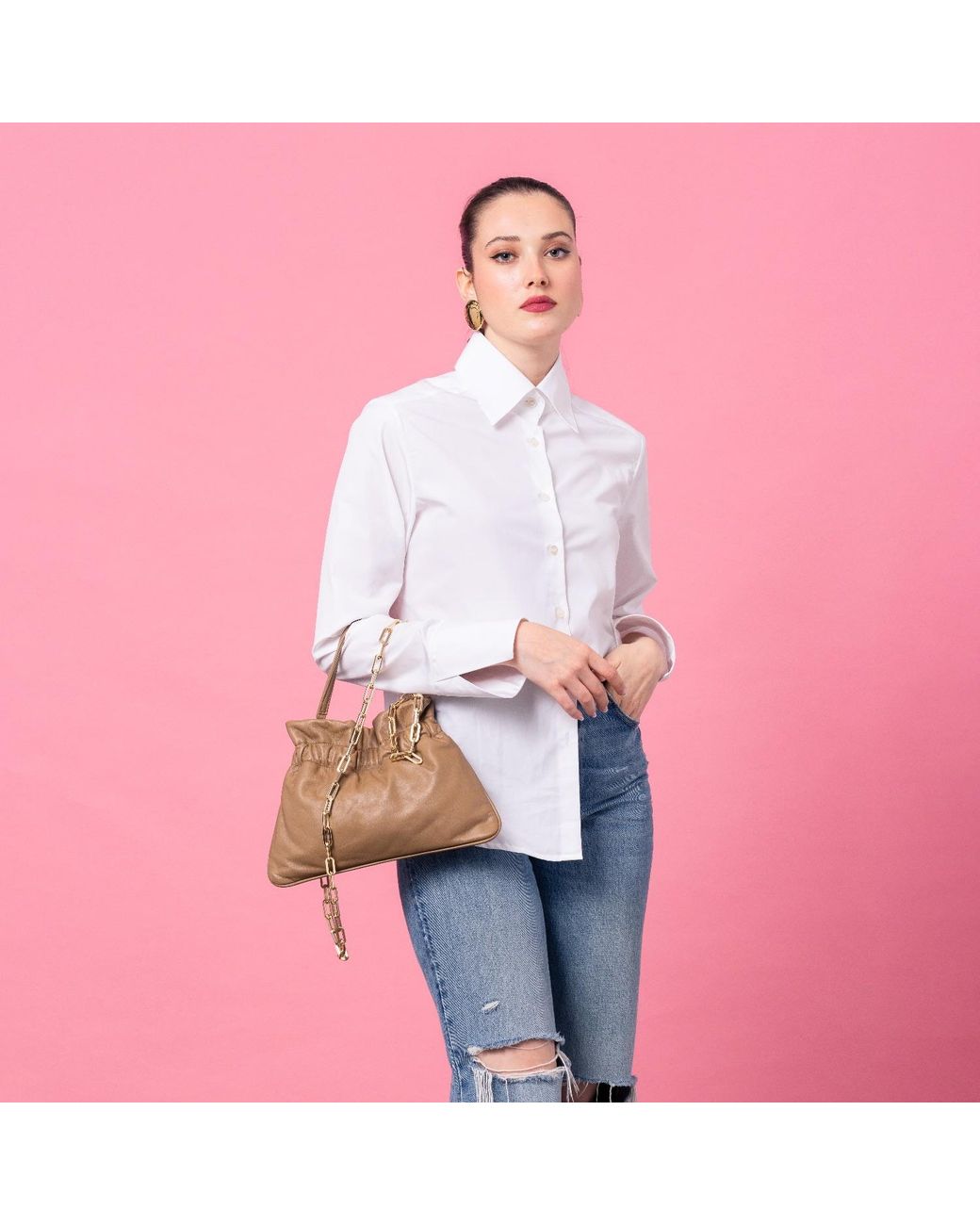 Danni Ro Blue Manhattan Bag