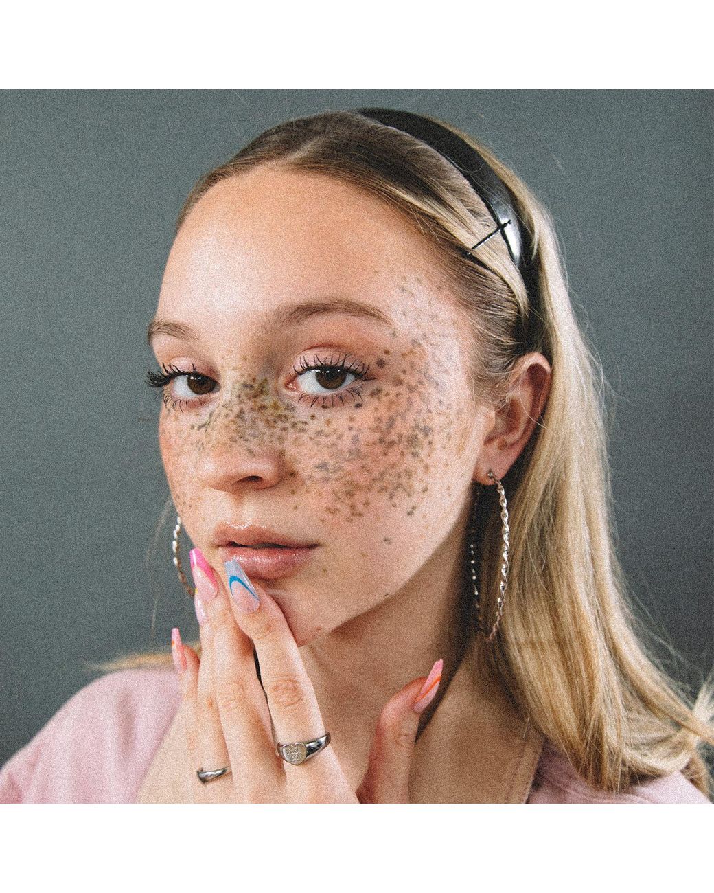 Hoops + Chains LDN Metallic Rhi Rhi Hoops