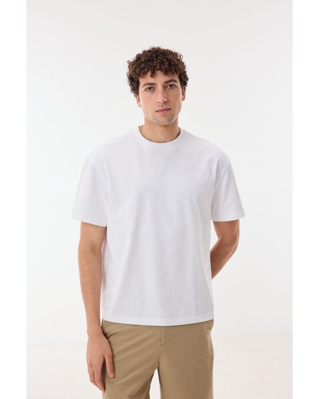 Ashita Fernandes White Emrys T Shirt for men