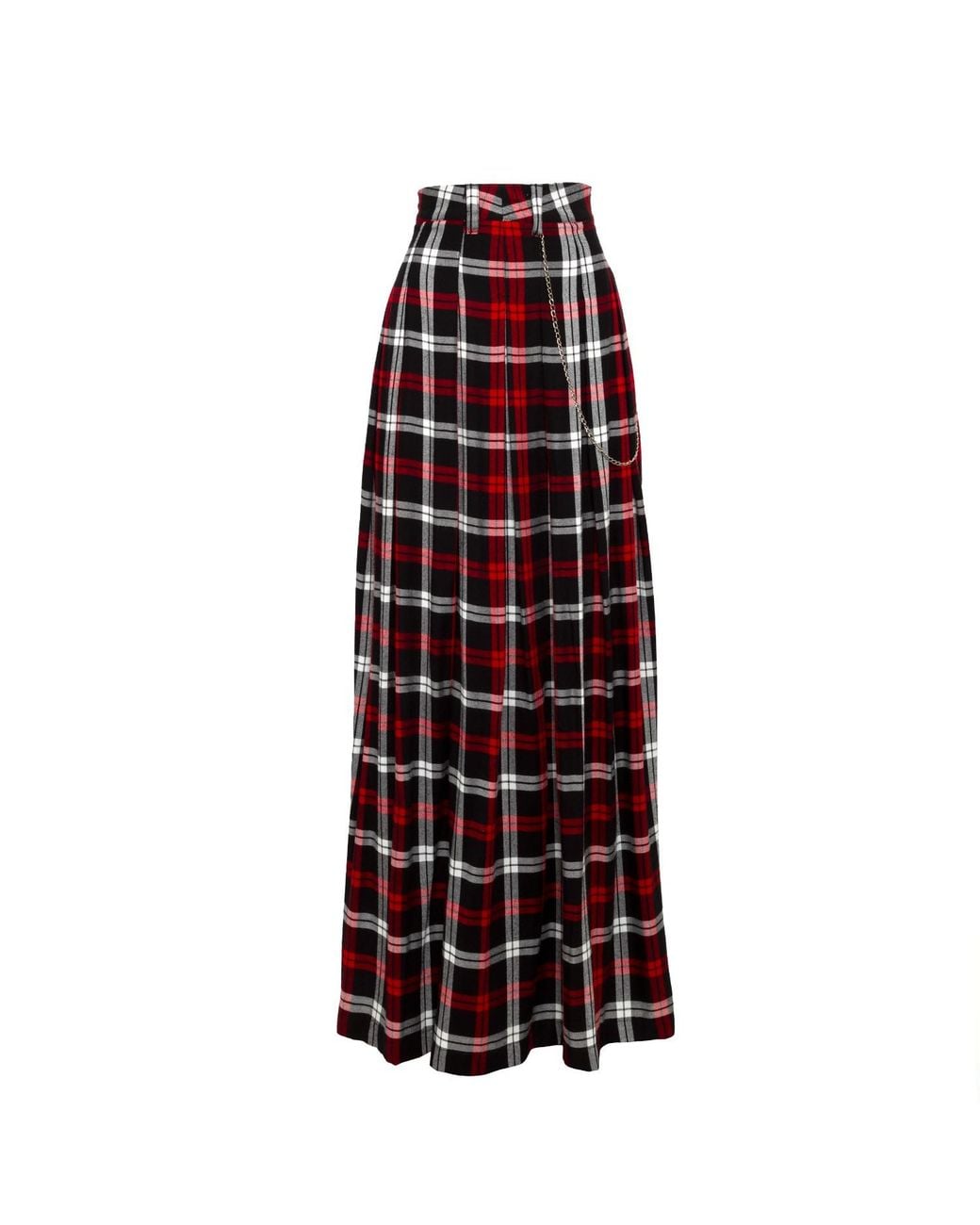 Paloma Lira Red Inmortal Plaid Skirt