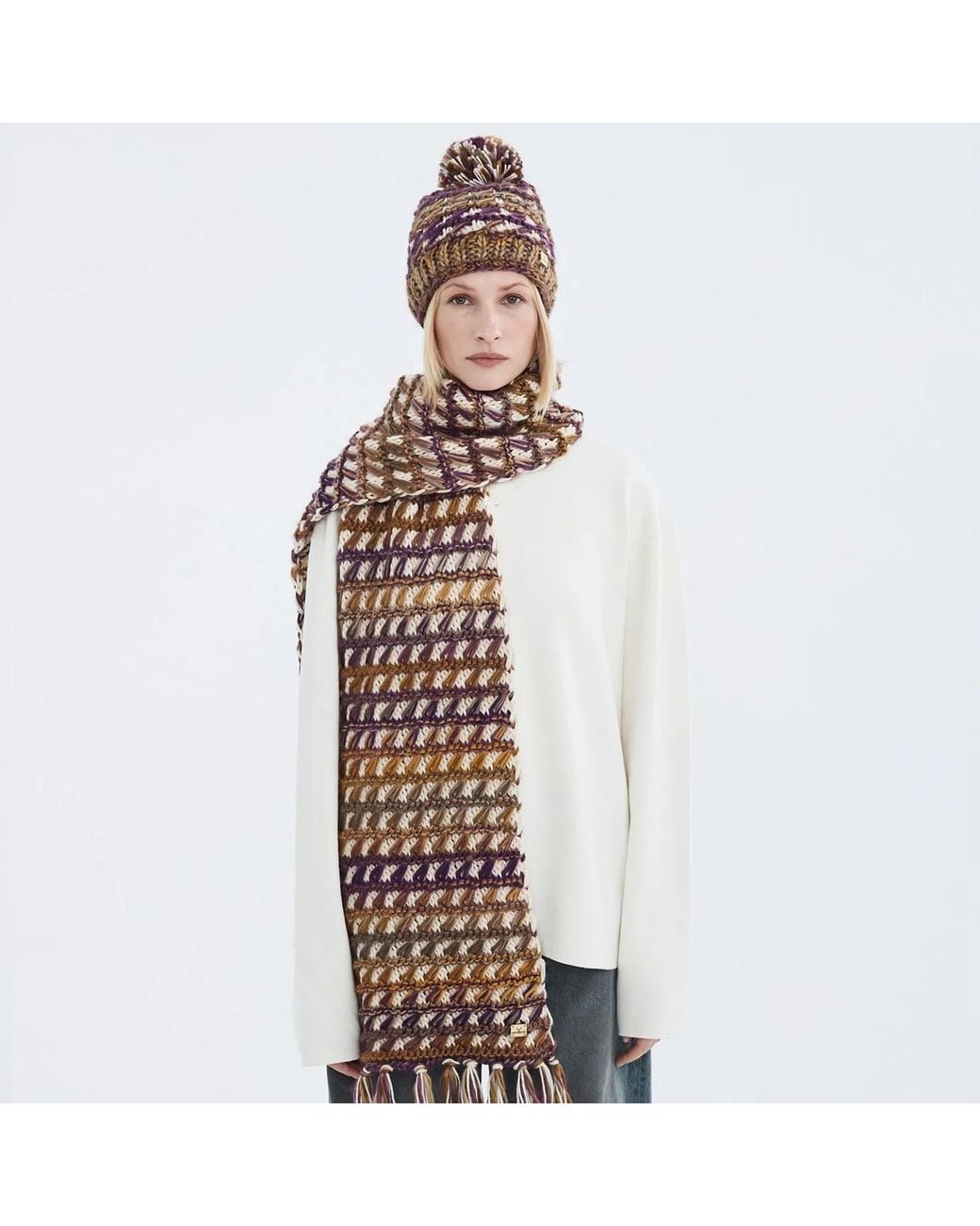 Norbron Brown Cherly Scarf