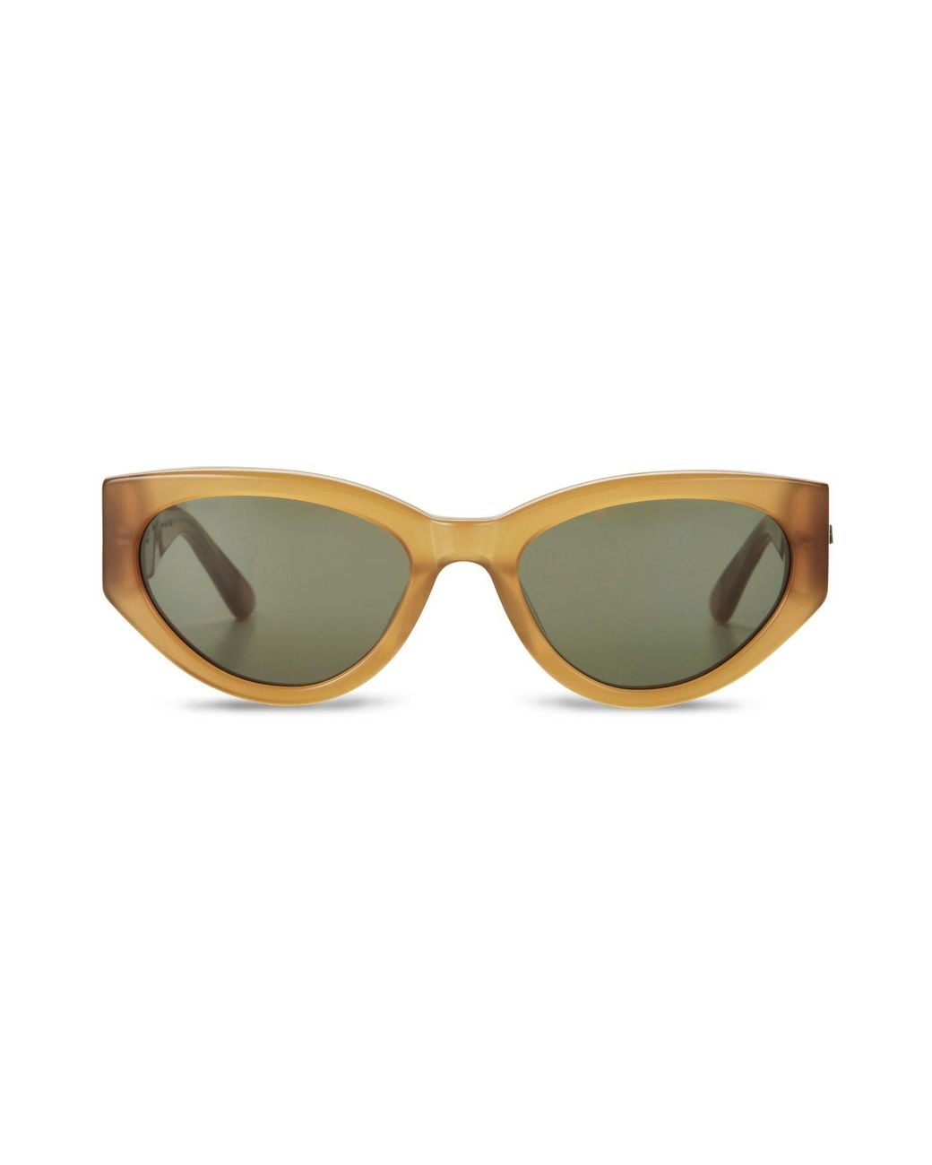 The Avantguard Brown Sunflower Caramel Cat Eye Sunglasses