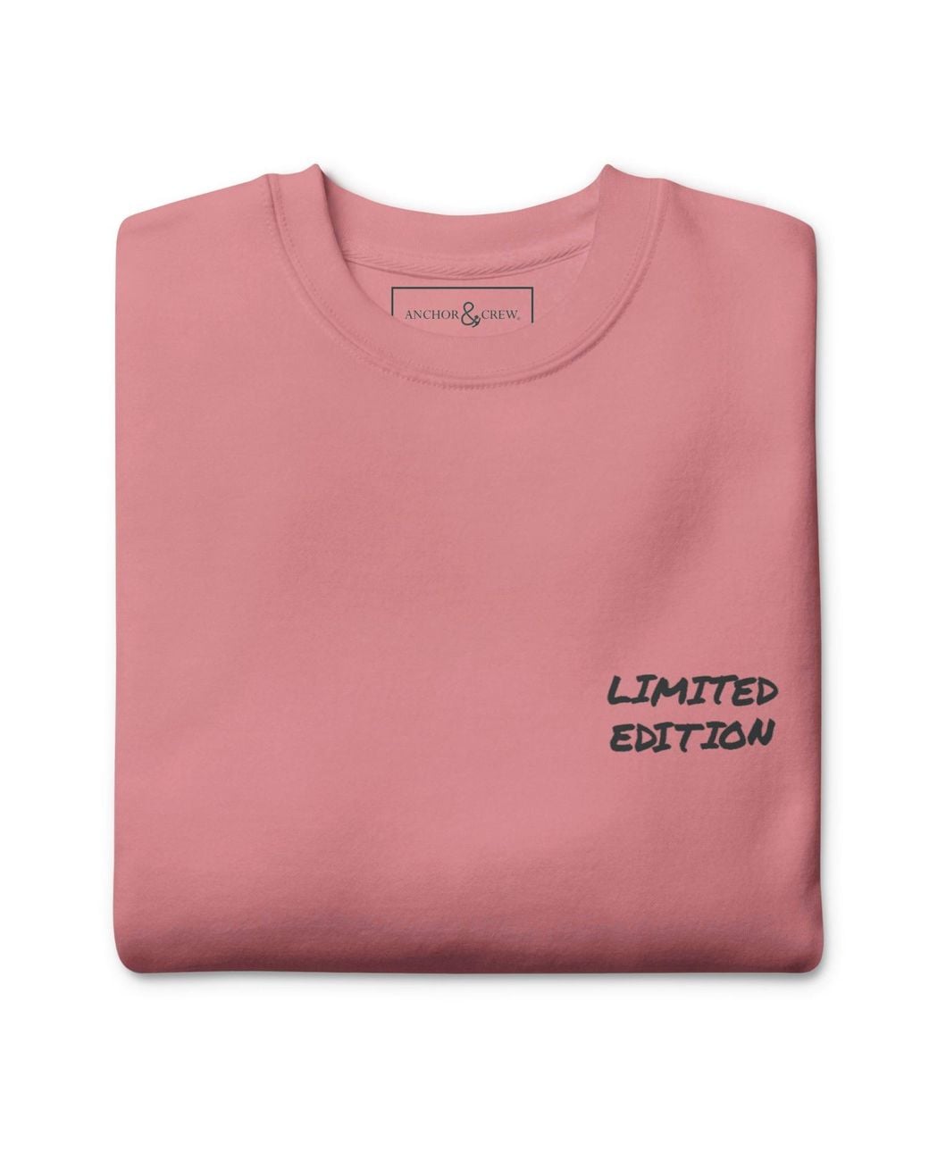 Anchor and Crew Pink Rose Limited Edition Annotations Organic Cotton Sweatshirt