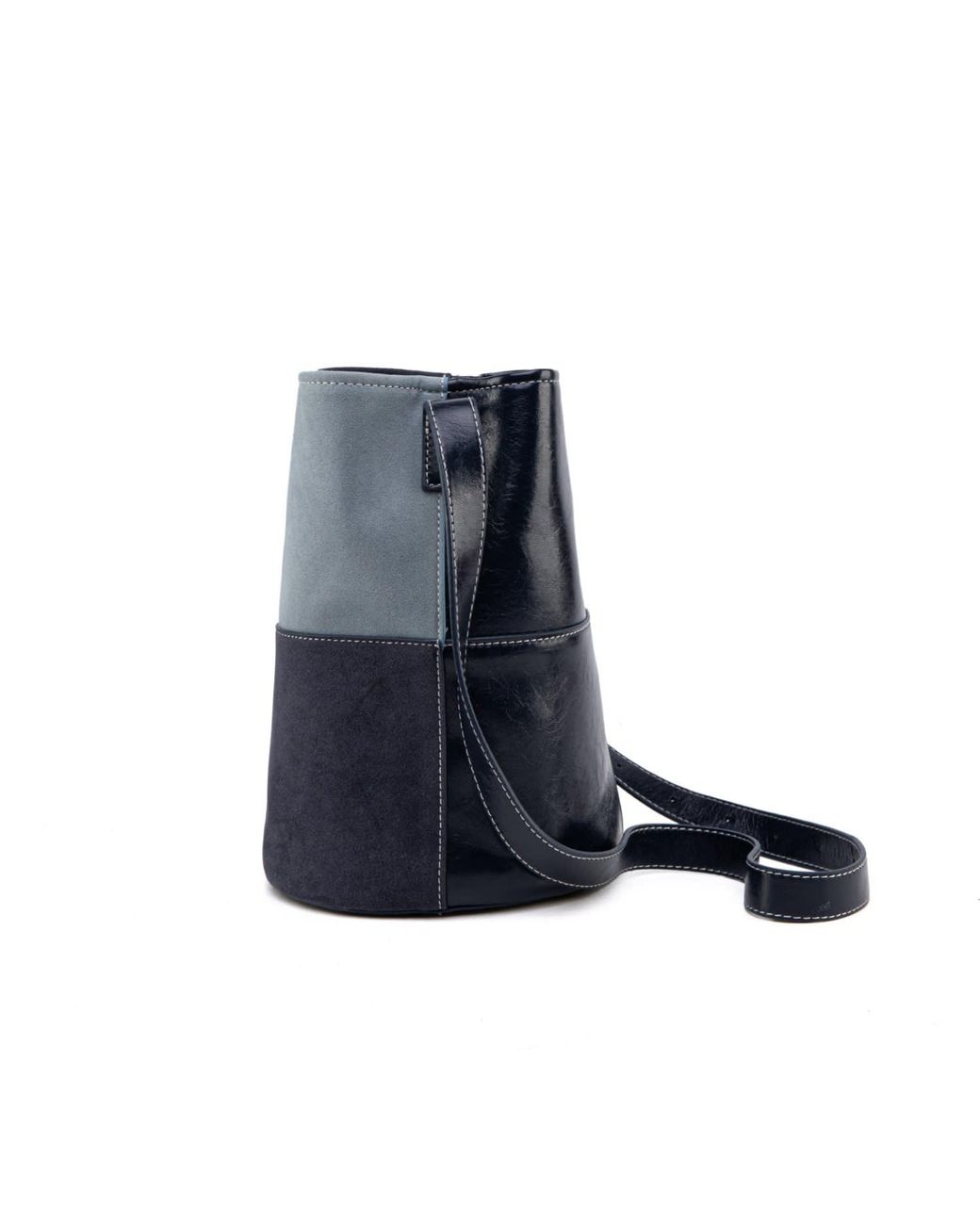 Mkf Collection - J'omor Blue Arianna Bucket Bag