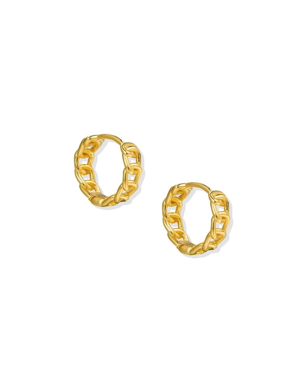 Lait & Lune Metallic Cerro Hoop Earrings