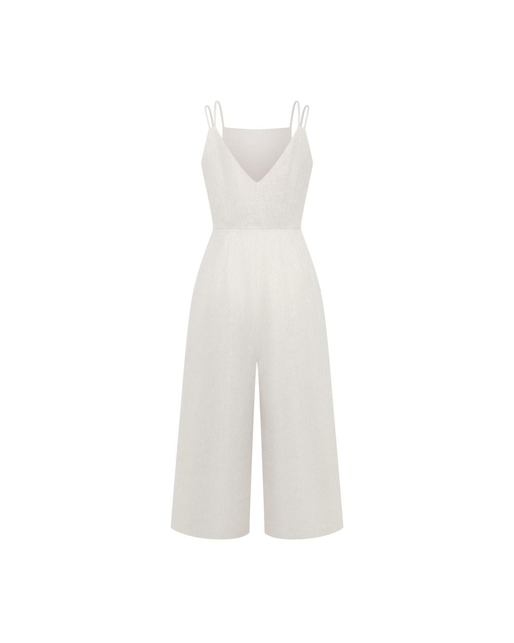 Emma Wallace White Shelly Jumpsuit