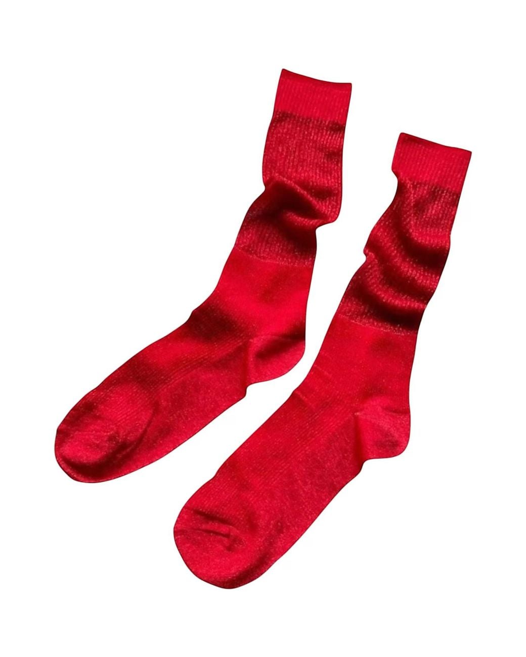 HIGH HEEL JUNGLE by KATHRYN EISMAN Red Glitter Dance Socks