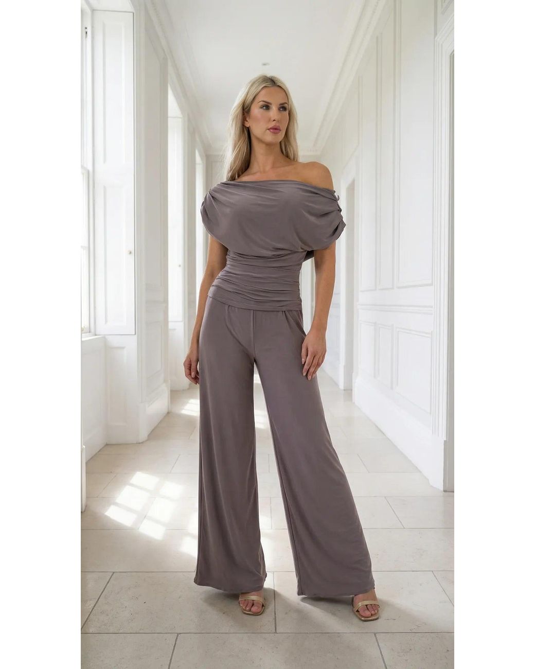 Atom Label Gray Carbon Jumpsuit