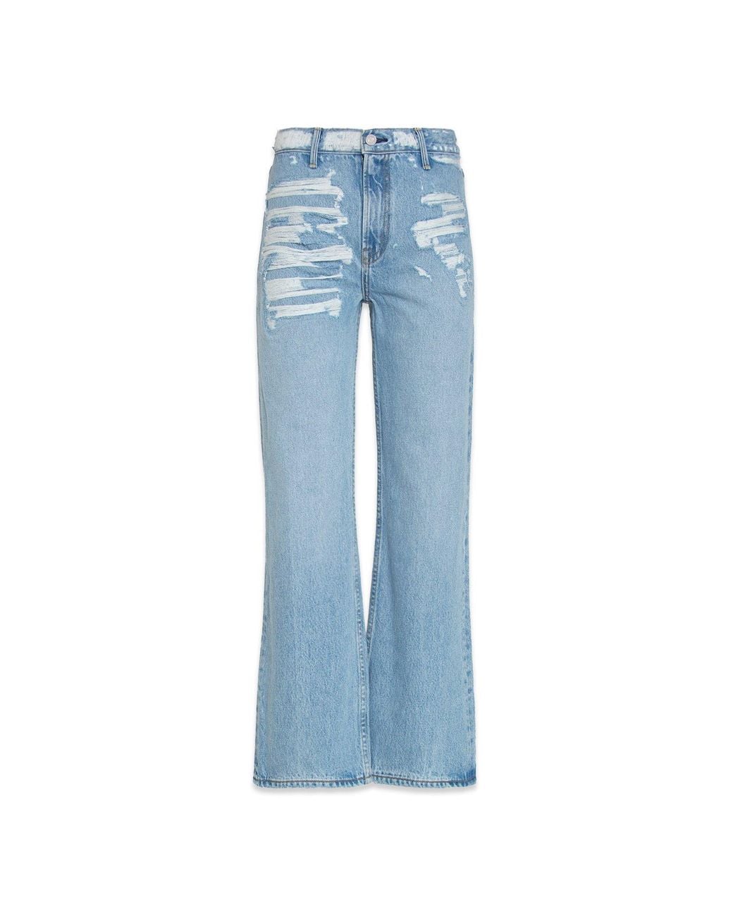 NOEND Blue Alison High Rise Wide Leg