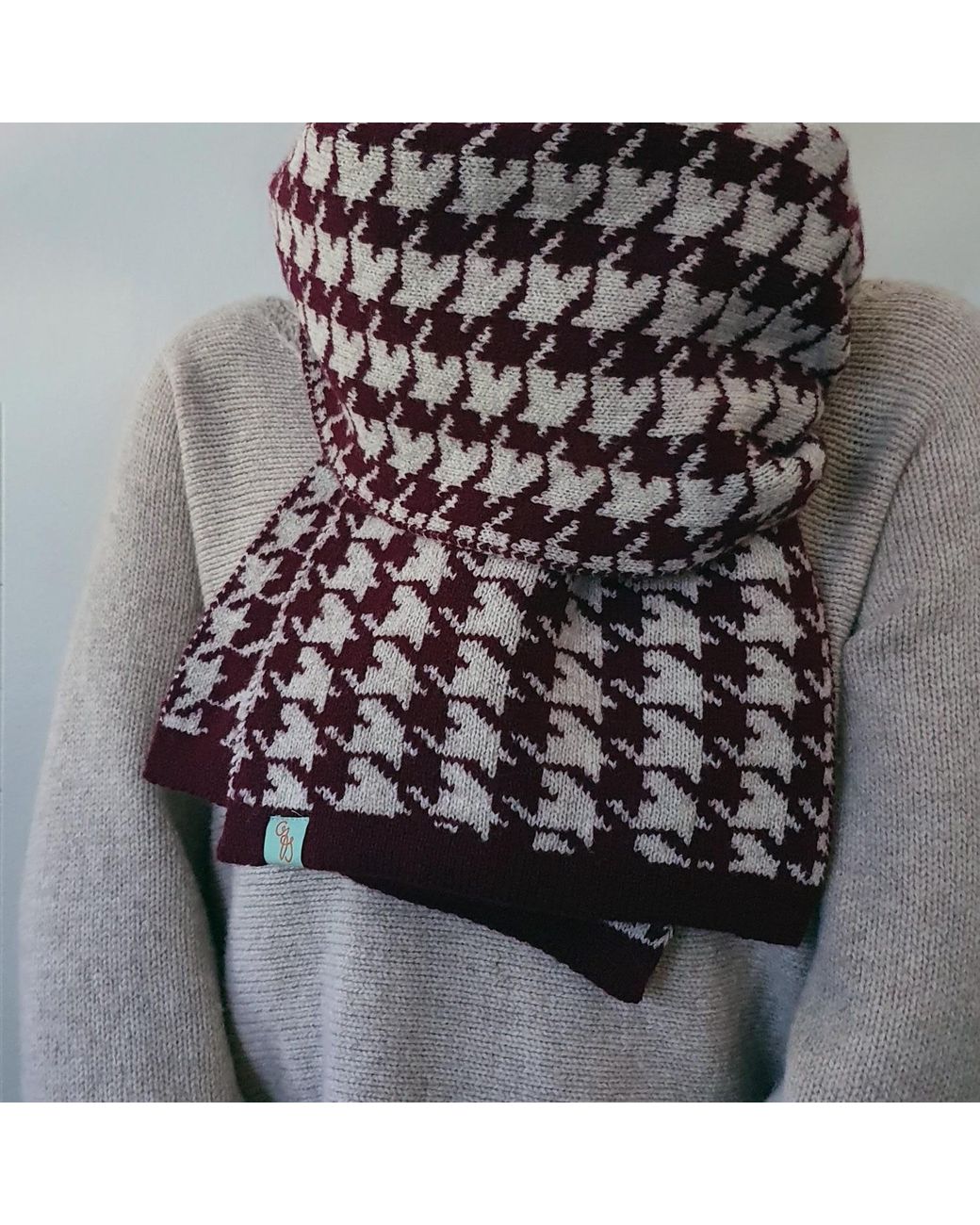 Otto & Spike Purple Neutrals Scarves