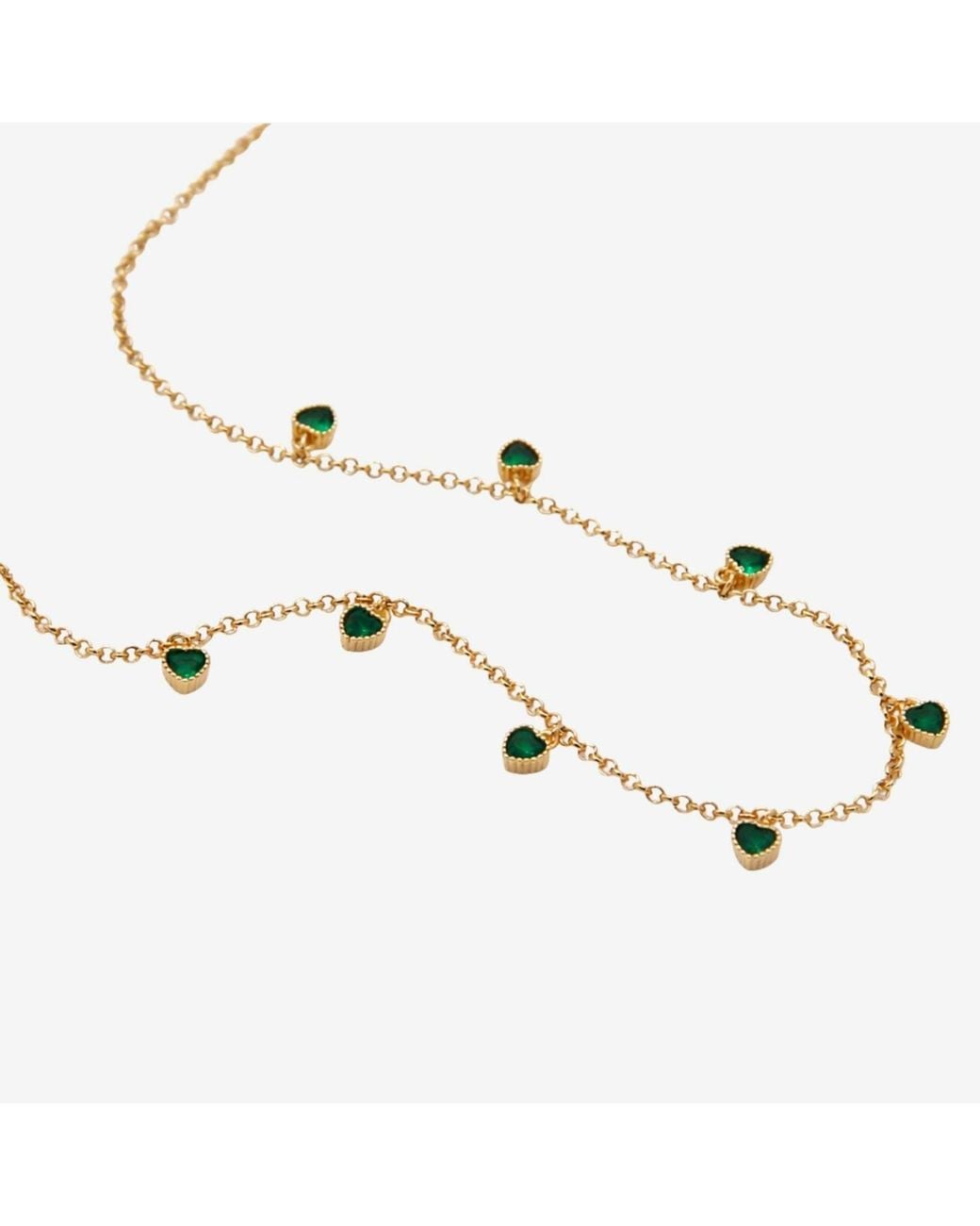 Uchi and Soto Metallic Kokoro Heart Necklace