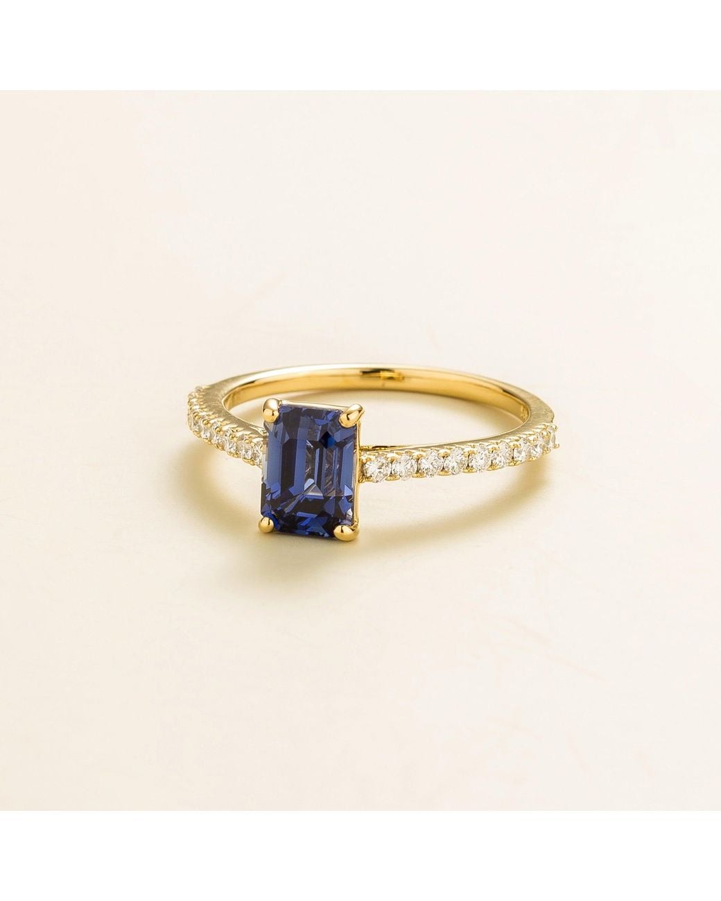Juvetti Blue Chelle Ring Royal Sapphire & Diamond