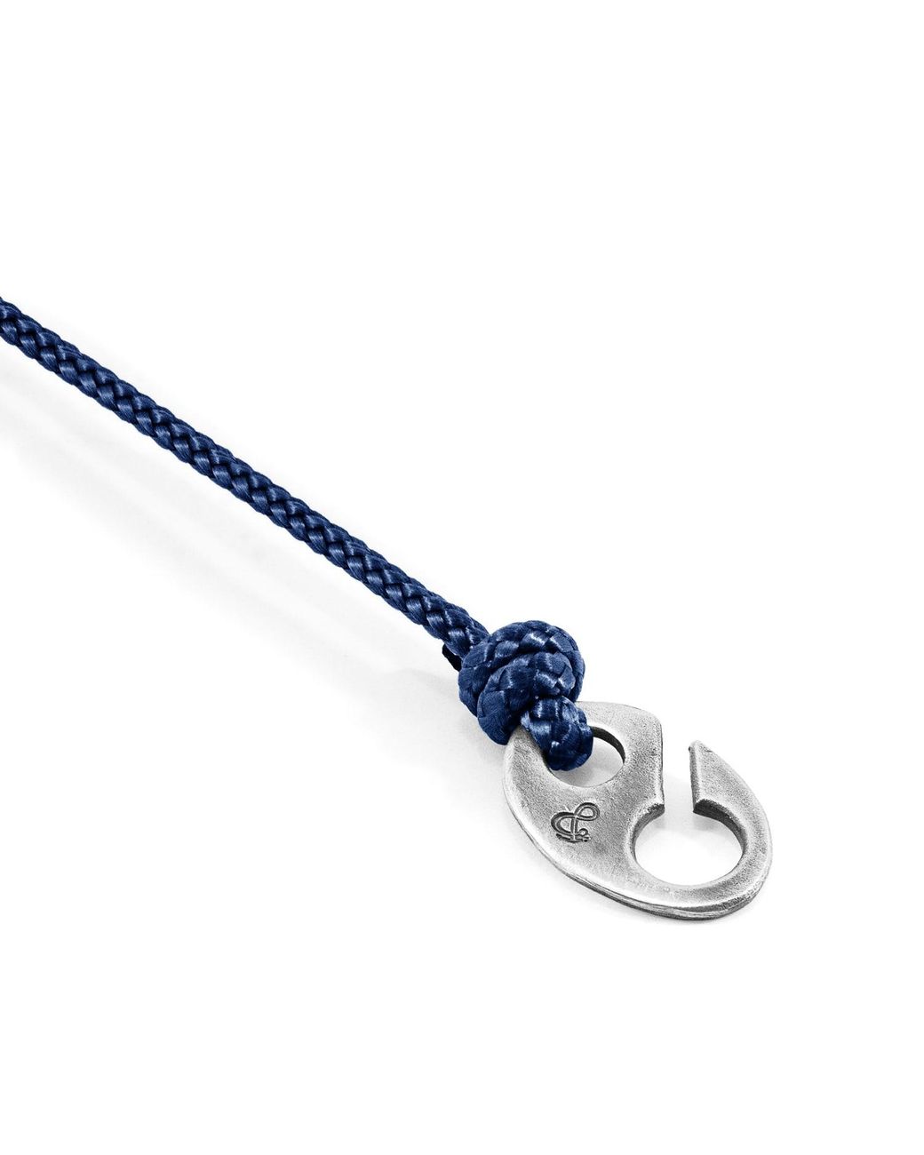 Anchor and Crew Blue Windsor & Rope Bracelet for men