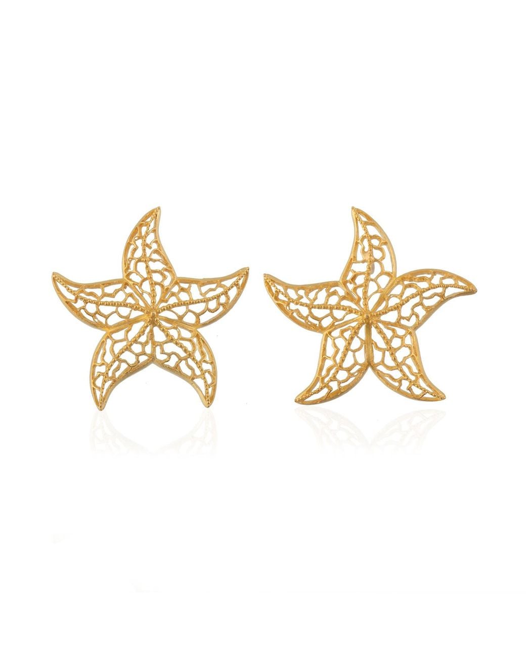 Milou Jewelry Metallic Starfish Earrings