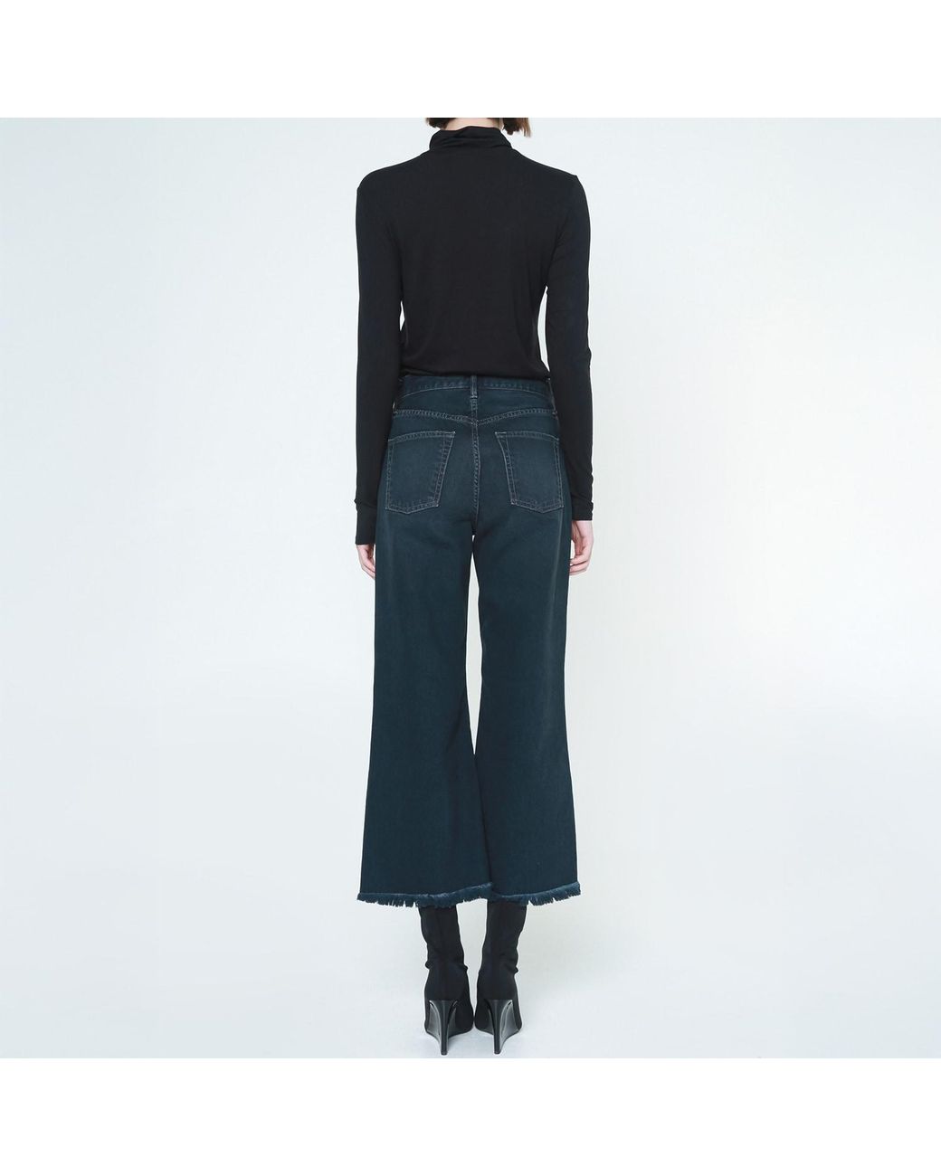 NOEND Blue Vanessa Cropped Trouser