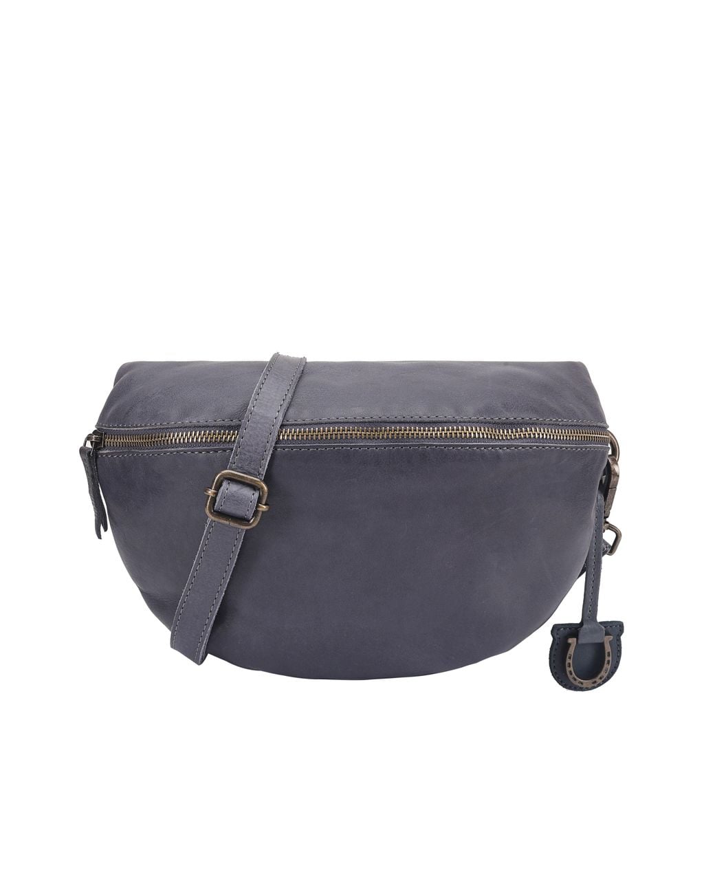 Lloyd Baker Gray Birch Leather Crossbody Bag