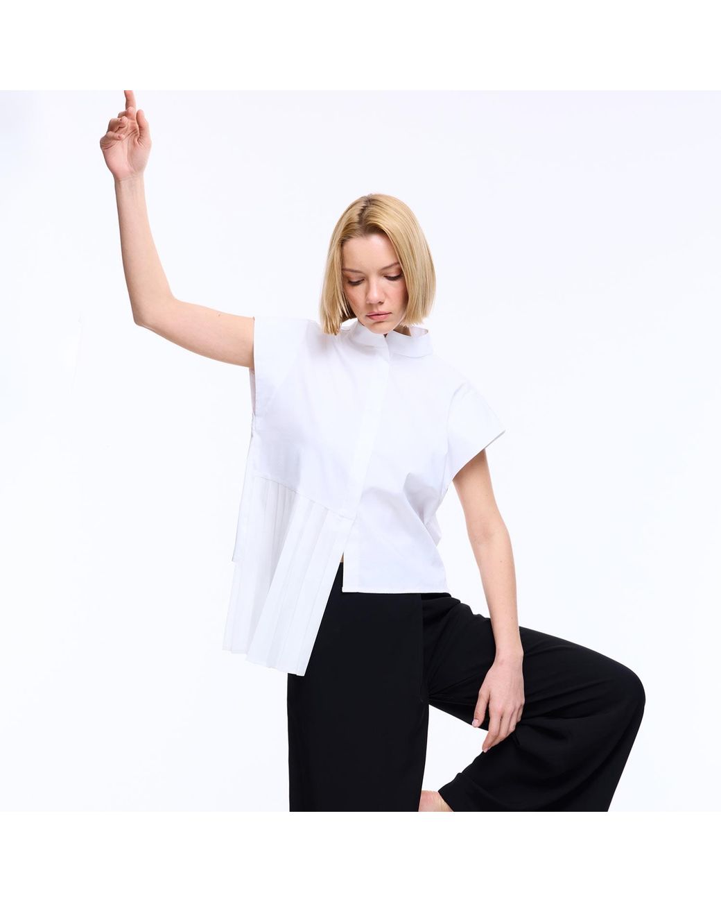 Mirimalist White Pliora Shirt