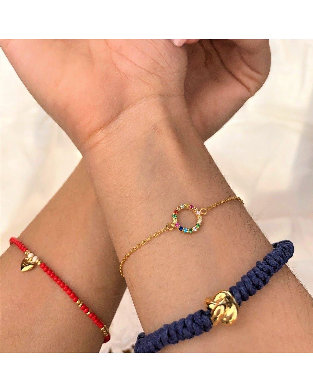 With Love Darling Metallic Partnership Bracelet