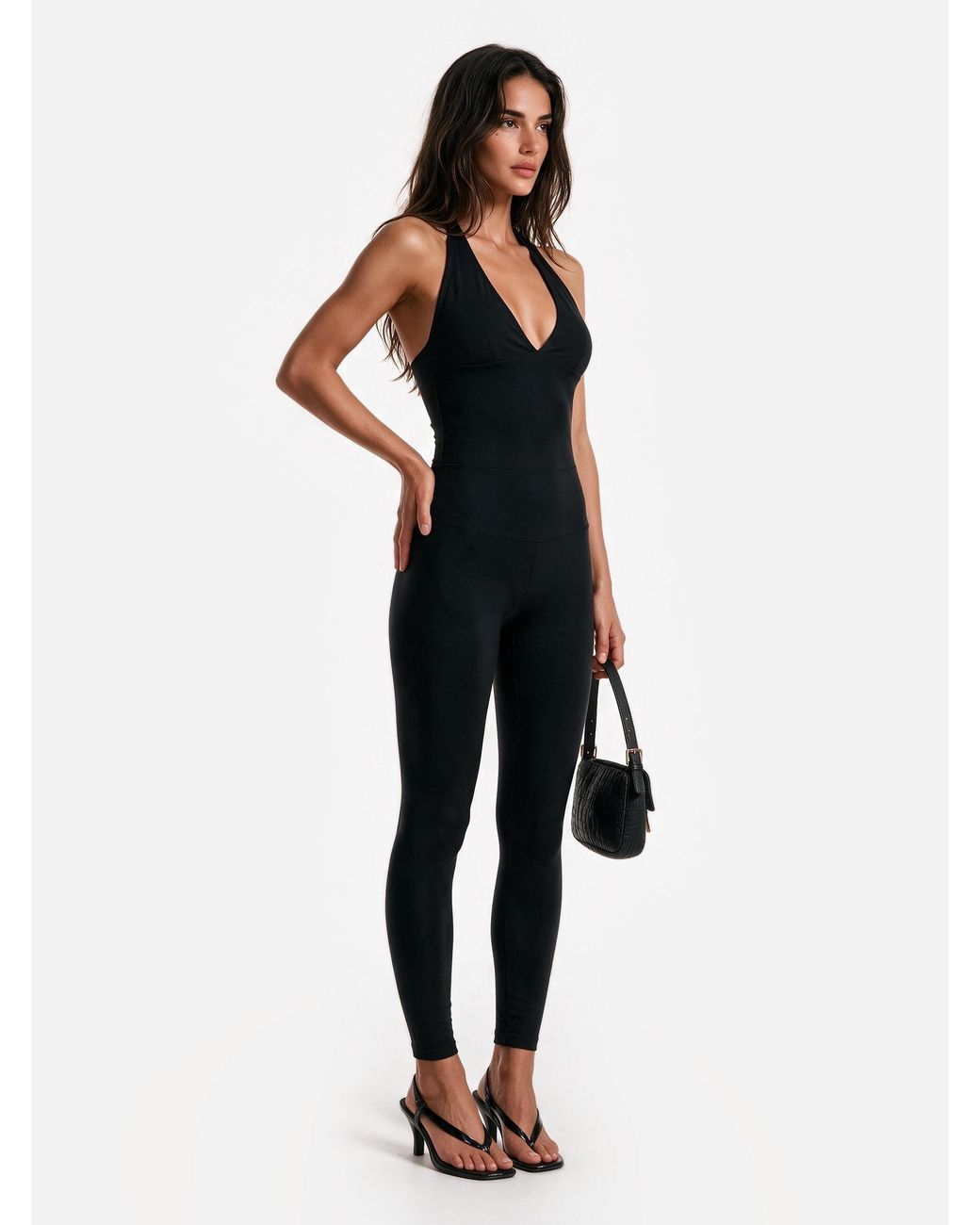GOD SAVES QUEENS Blue Second Skin Studio Halter Top Onyx