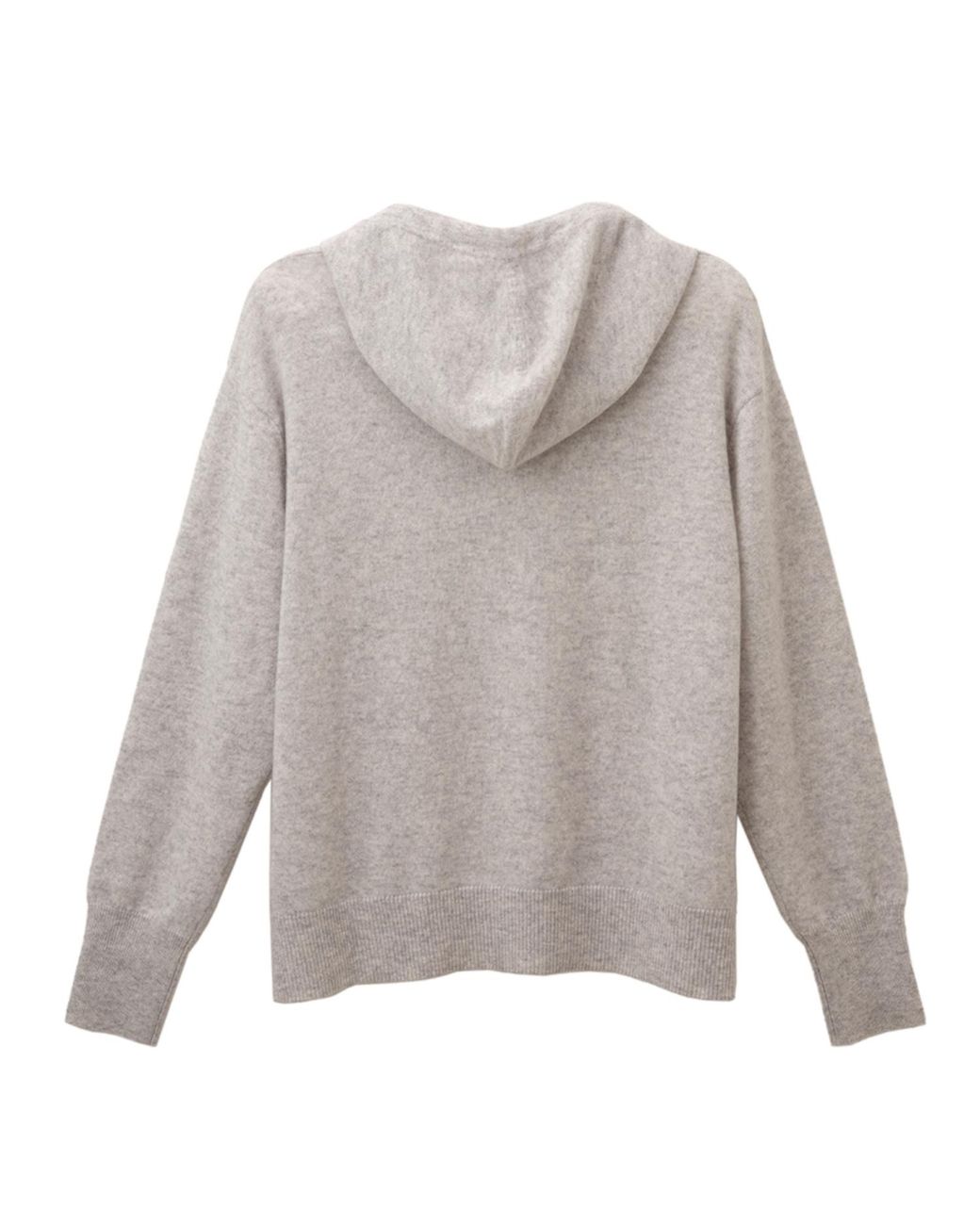 Cove Gray Cashmere Hoodie