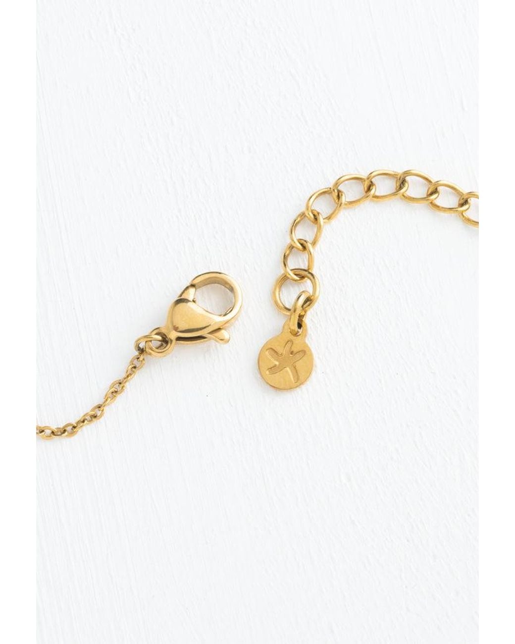 Starfish Project Metallic Axis Cross Necklace