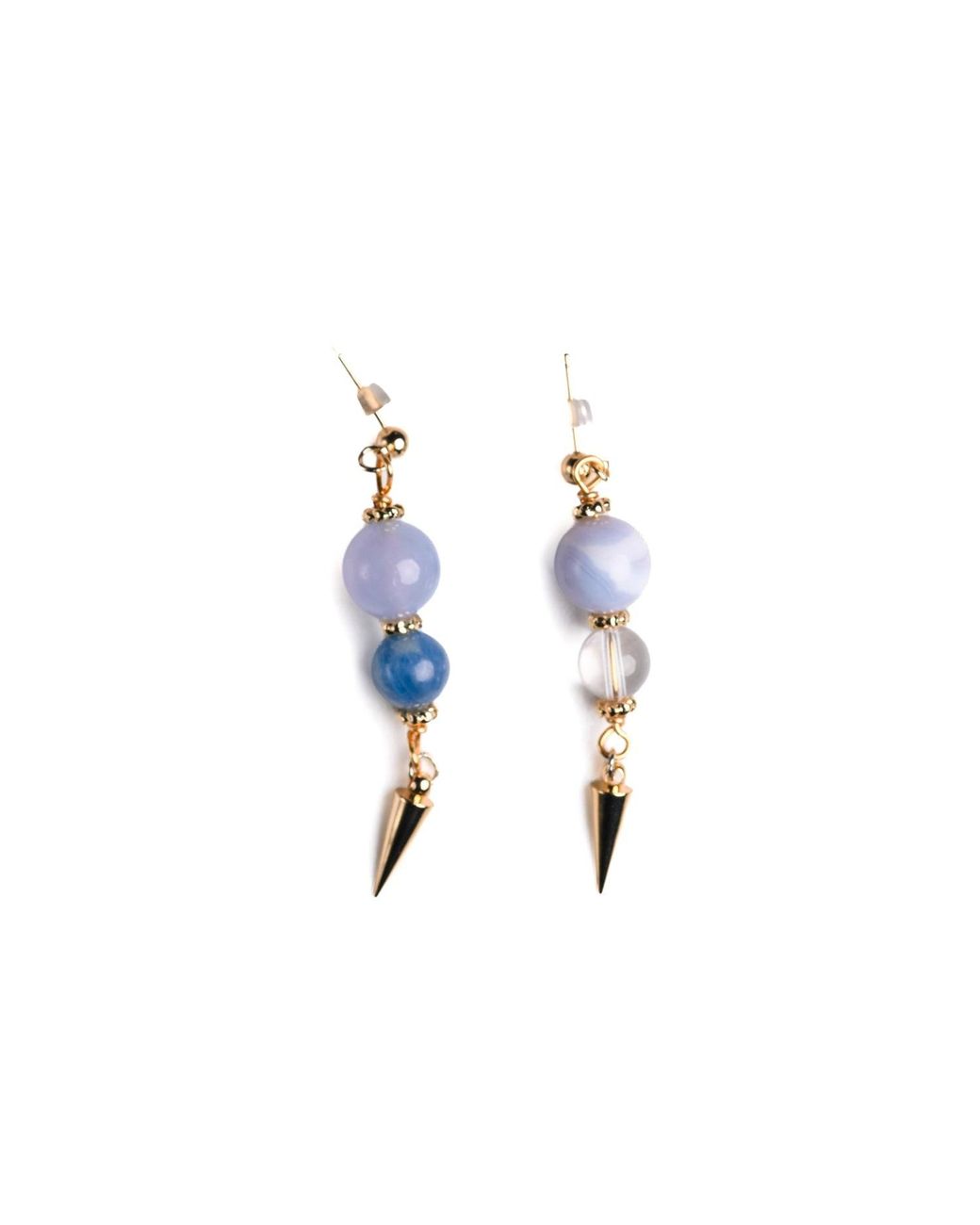 Heartfelt Layers Blue Impression Sunrise Drop Earrings