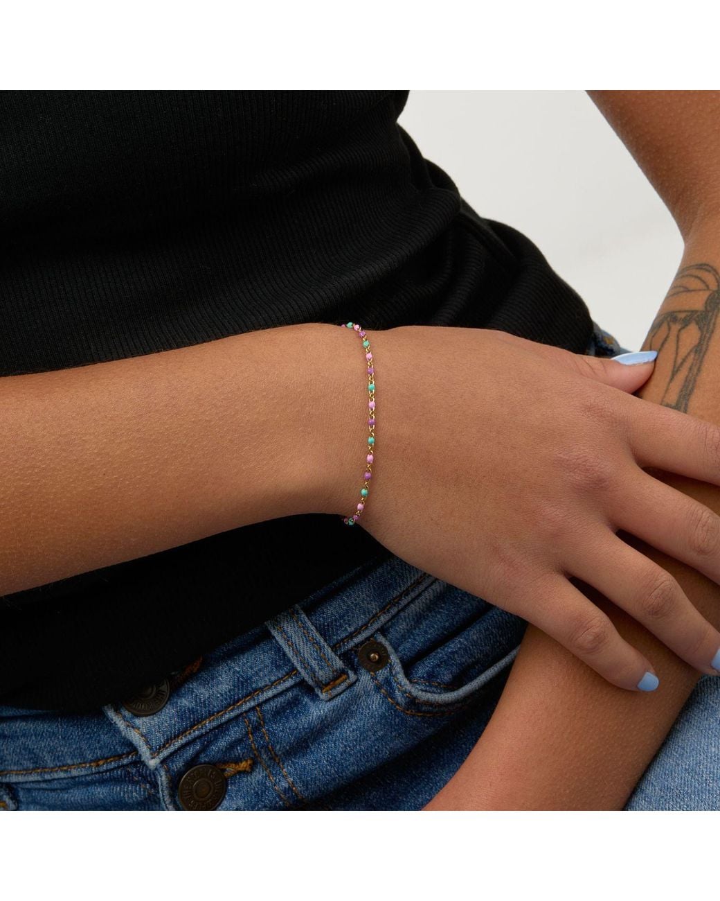 Dolcetto Designs Metallic Bolla Bracelet Vermeil And Enamel