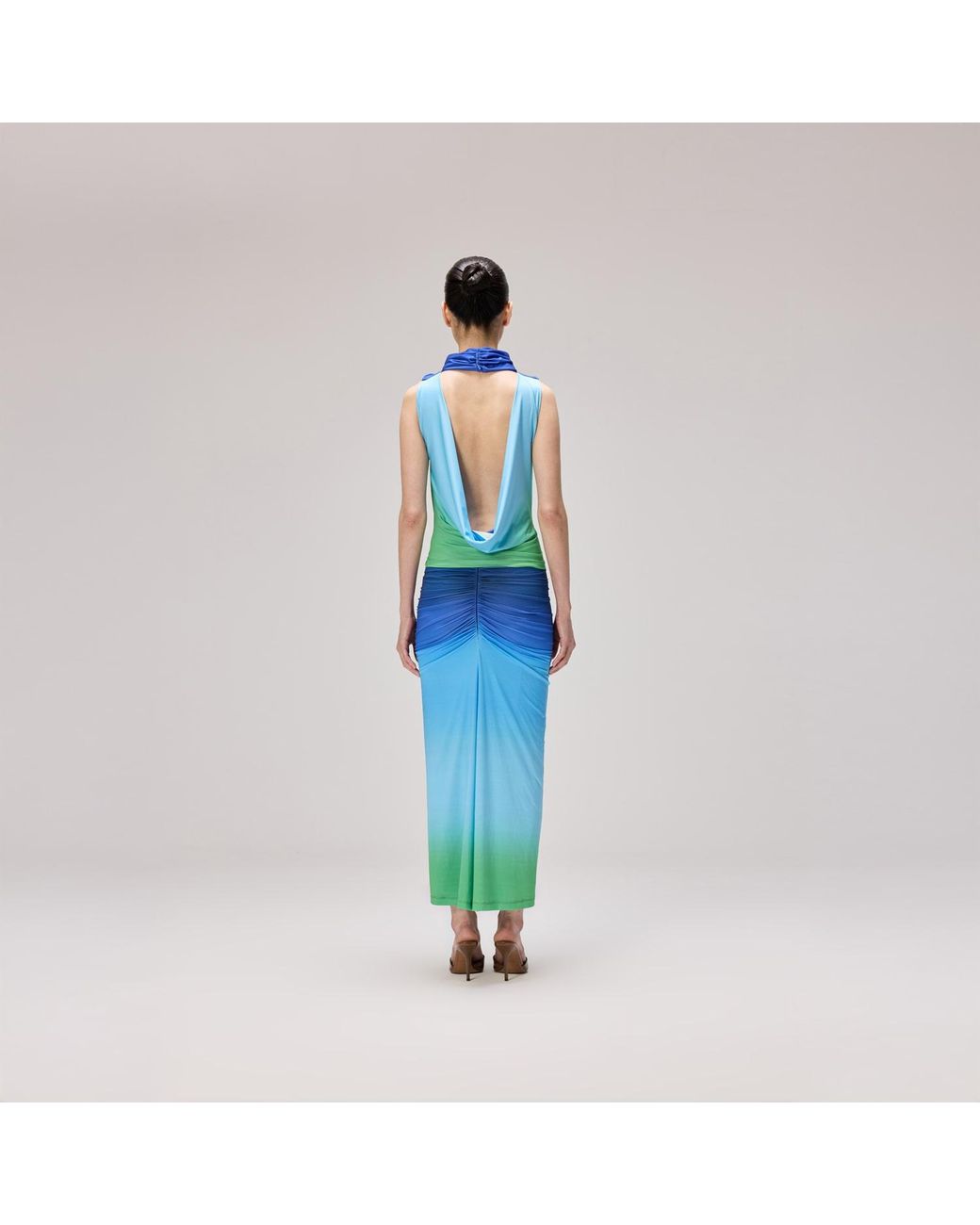 Herfetch Blue Bodrum Top-Multicolur